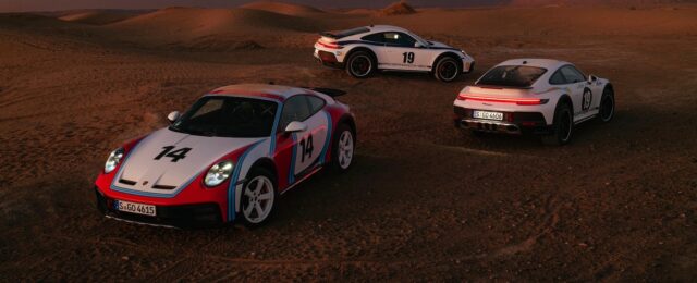 Porsche 911 Dakar special wraps celebrate rally 911 models from the 1970s Porsche 911 Dakar wraps