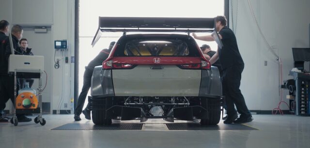 800 Horsepower Honda CR-V Hybrid Racer Teased Honda CR-V Hybrid Racer