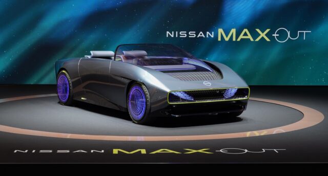 Nissan Max-Out electric convertible concept debuts at Nissan Futures event Nissan Max-Out Concept