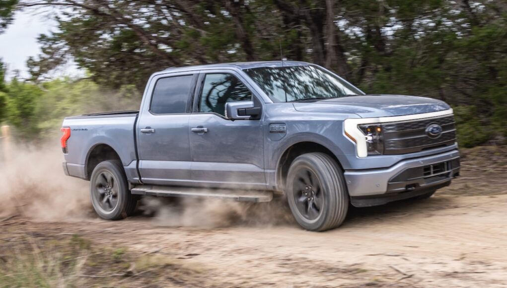 F-150 Lightning Lariat off-road