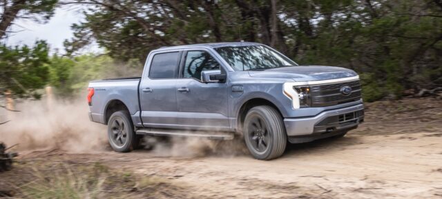 Ford confirms second electric truck coming in 2025 F-150 Lightning Lariat off-road