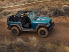 2024 Jeep Wrangler Willys 2-door in special-run Bikini exterior paint color