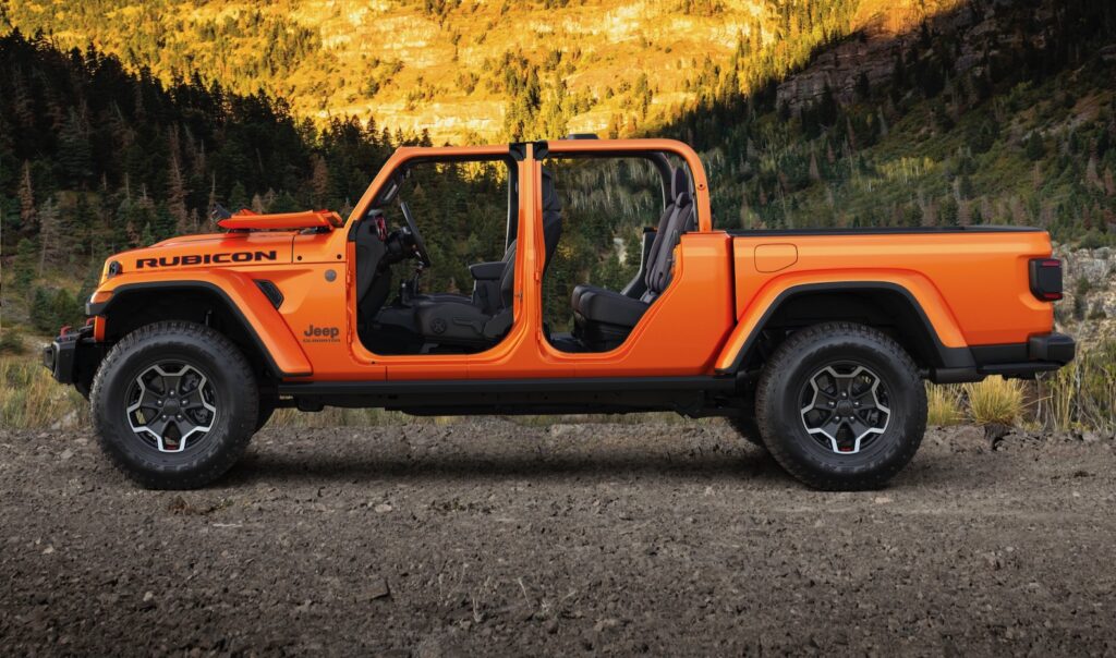 2023 Jeep Gladiator Rubicon in special-run Punk’n exterior paint color