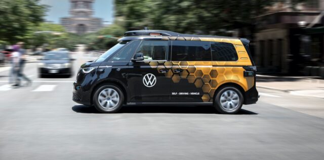 VW ID. Buzz autonomous vehicle