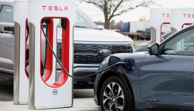 Ford using Tesla Supercharger