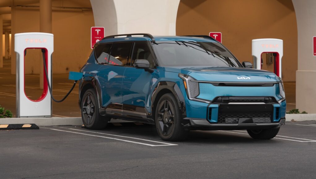 Kia Tesla Supercharger