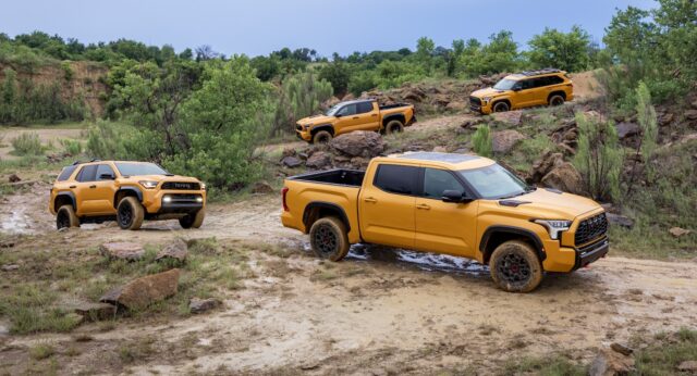 2027 Toyota TRD Pro Models Get Honeycomb and Hot Honey Colors 2027 Toyota TRD Pro Family - Honeycomb